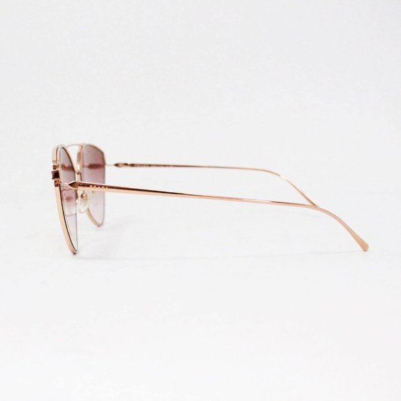 PRADA #38001 Gold & Pink Mirrored Aviator Sunglasses main image 8